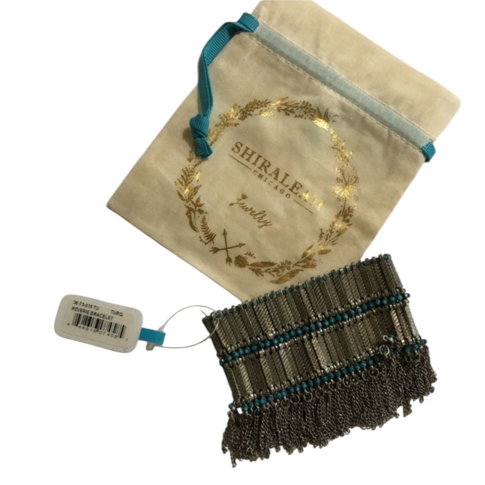 *NWT* Shiraleah jewelry - Anthropologie - Reverie bracelet in turquoise & Silver